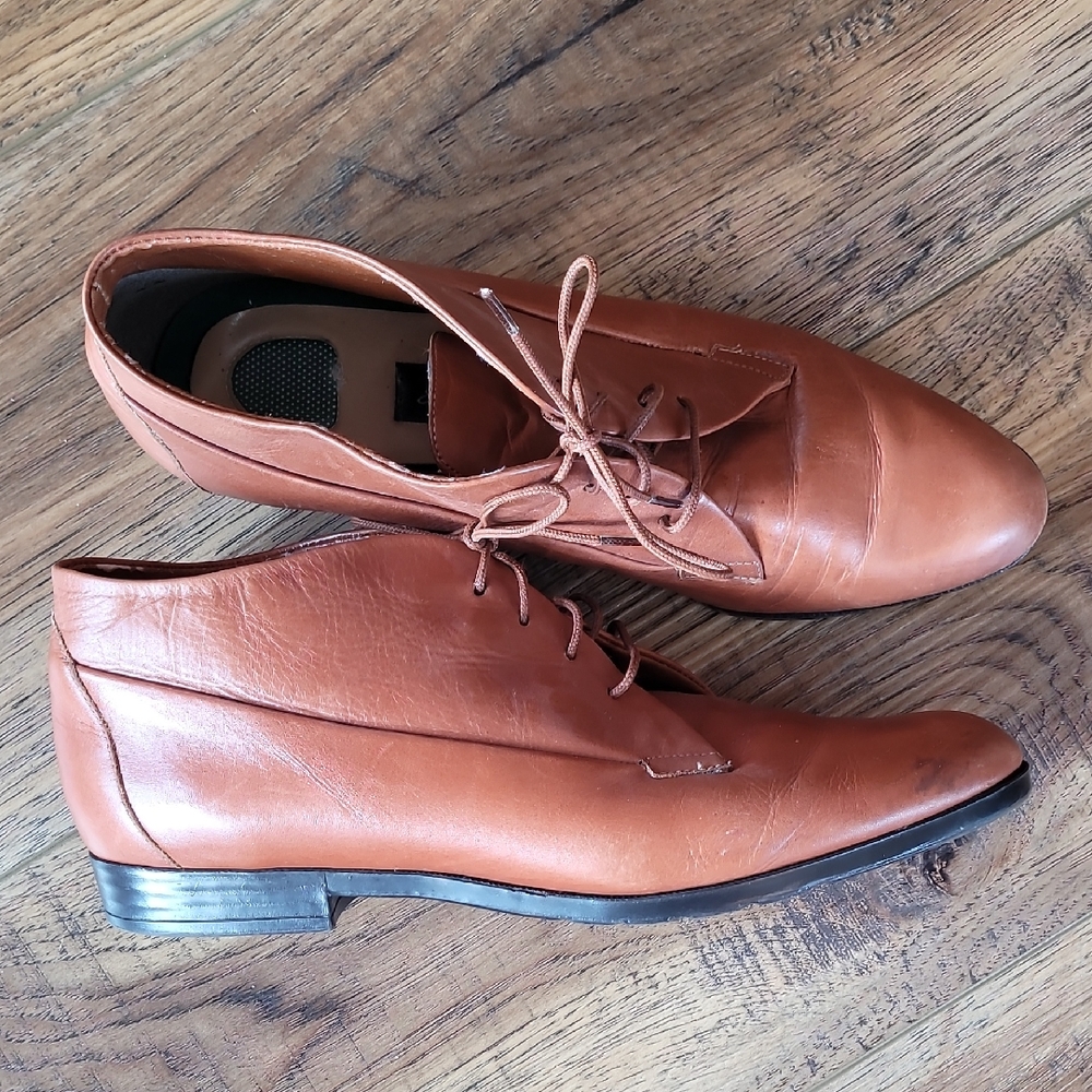 Easy Spirit Leather Shoes, Size 8, Tan, Brown, Vintage